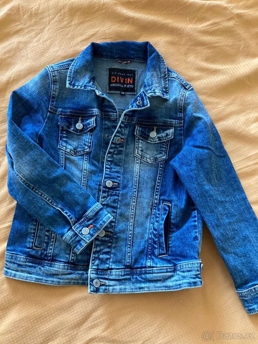 Chlapecká riflová bunda vel.140