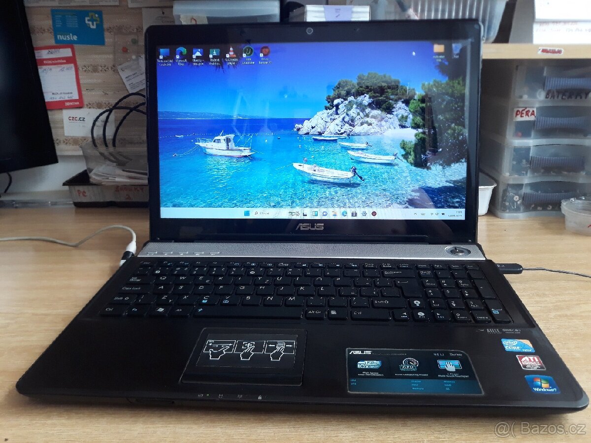 Asus N61j, Win. 11, i7, SSD 240GB,