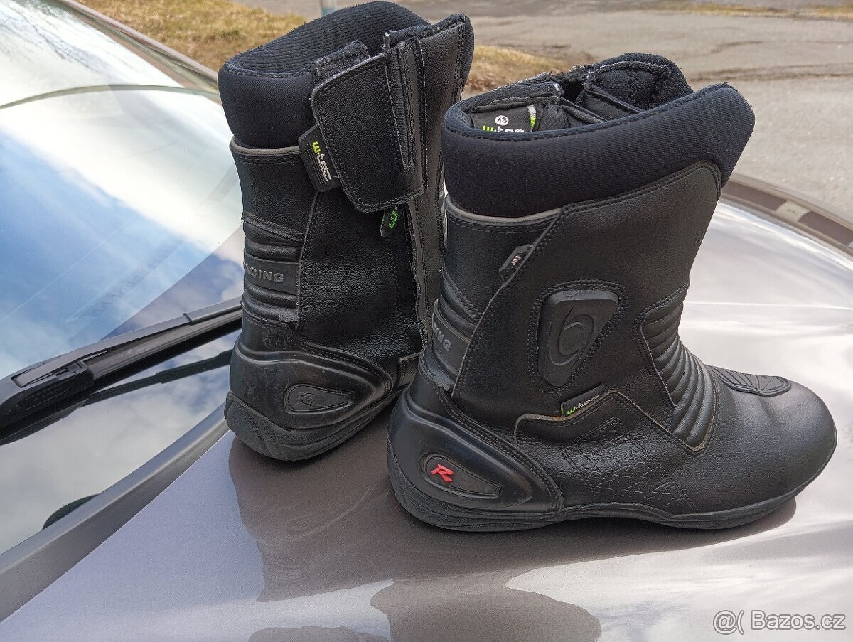 Kožená obuv na motorku vel.43