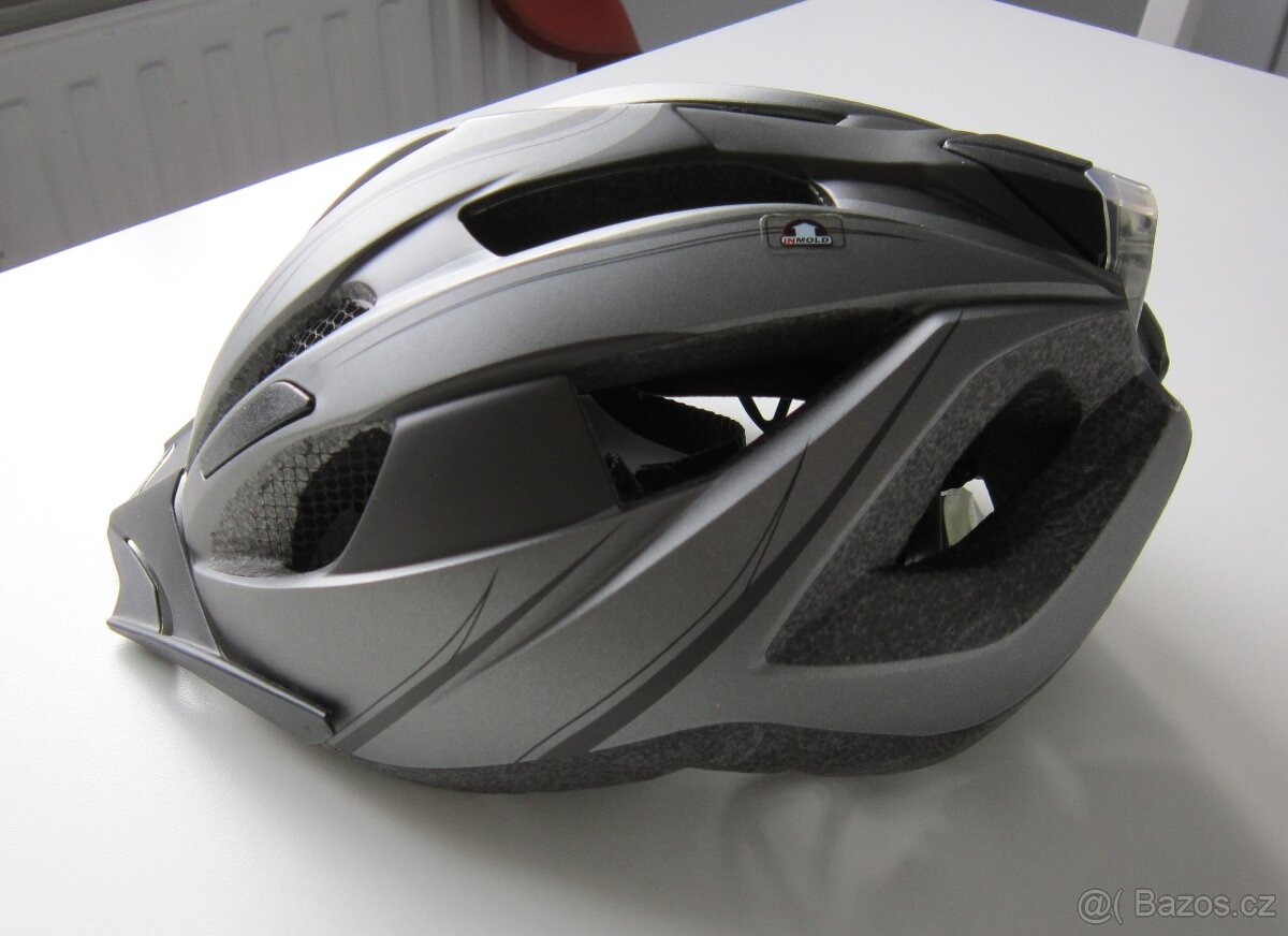 Cyklistické helmy CRIVIT šedé, 2 kusy