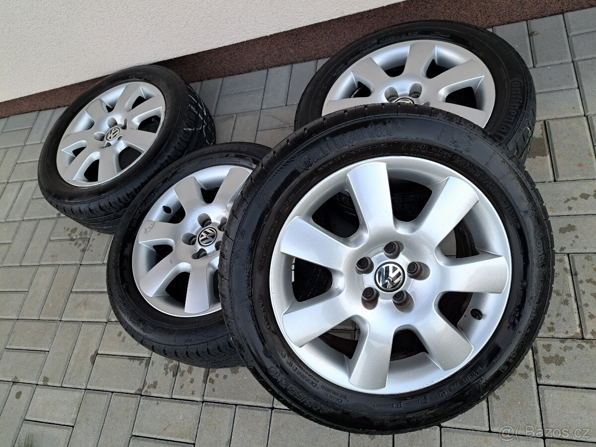 alu kola VW Golf, Beetle 16" 5x100 + pneu 205/55 R16