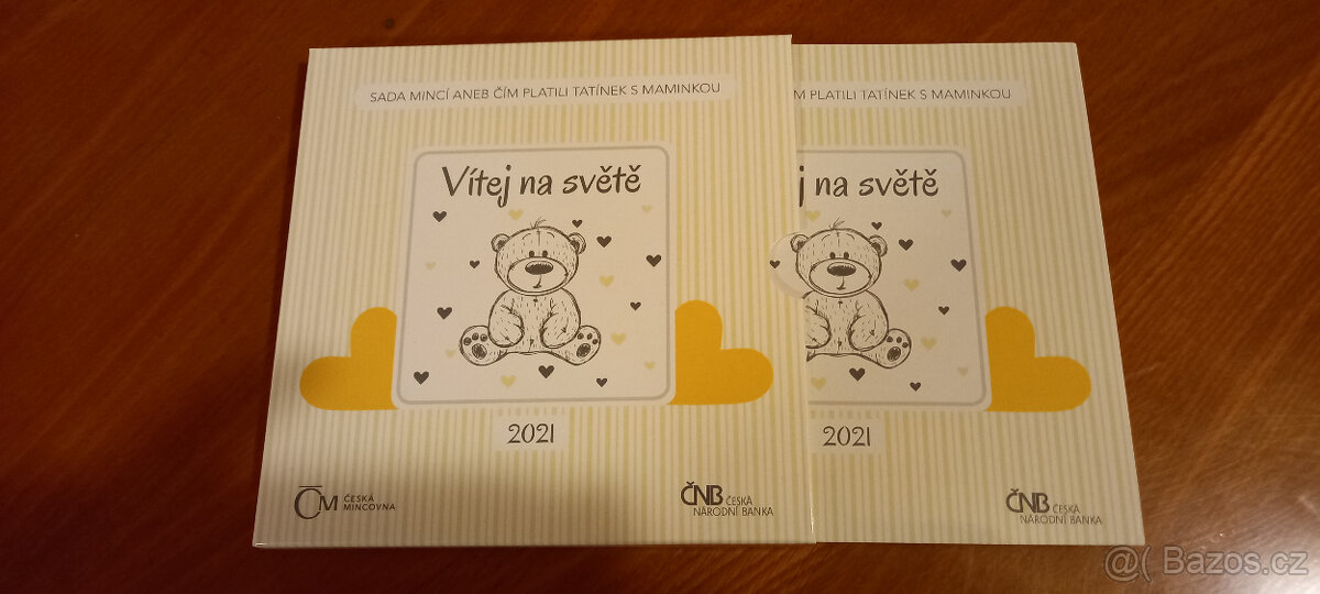 Sada oběžných mincí ČR 2021 - narození dítěte