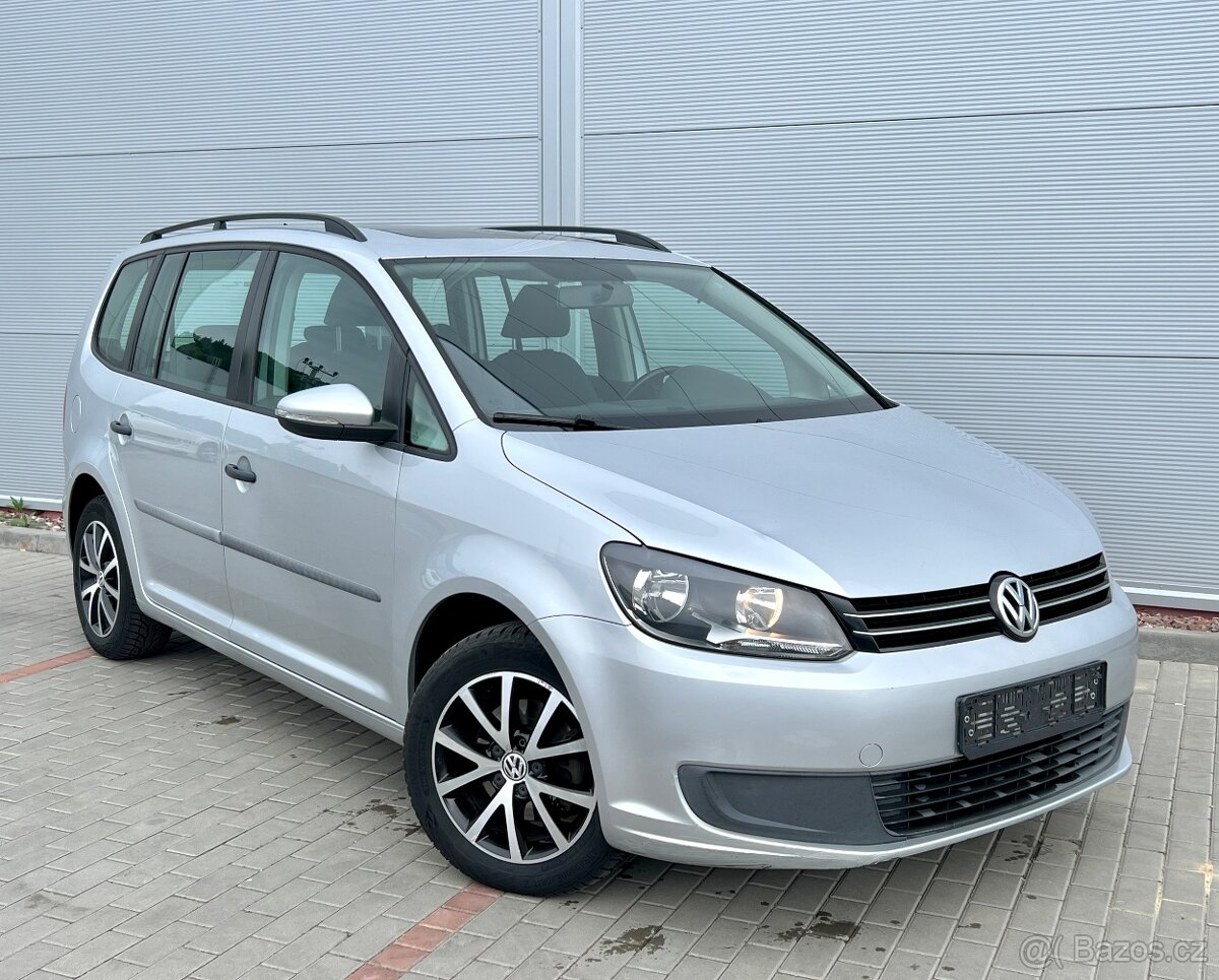 VW TOURAN 1.6TDI 77KW,Webasto,Tažné,Alu R16,Manuál,Navigace