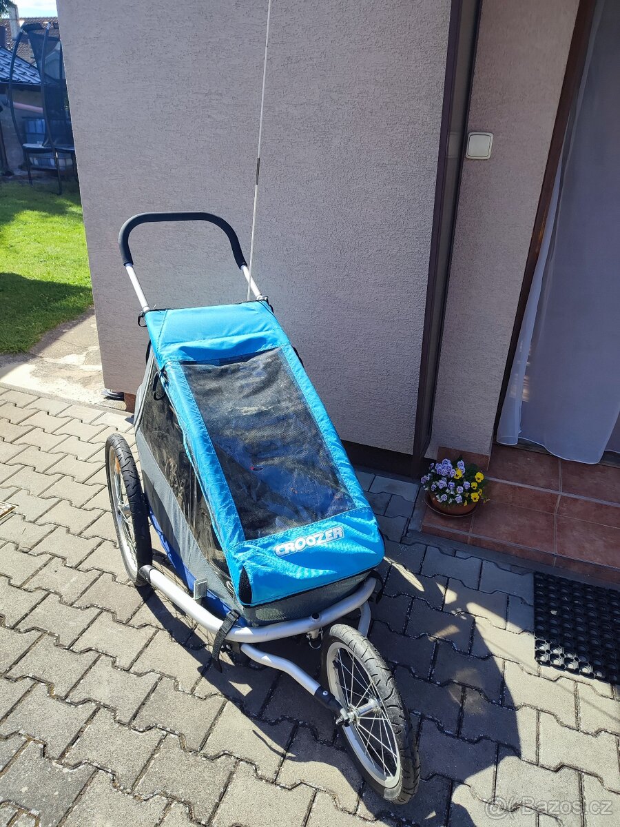Croozer Kid for1 modrý
