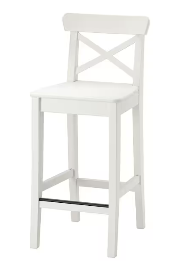 IKEA INGOLF – Dětská jídelní židle, rozložená k odvozu