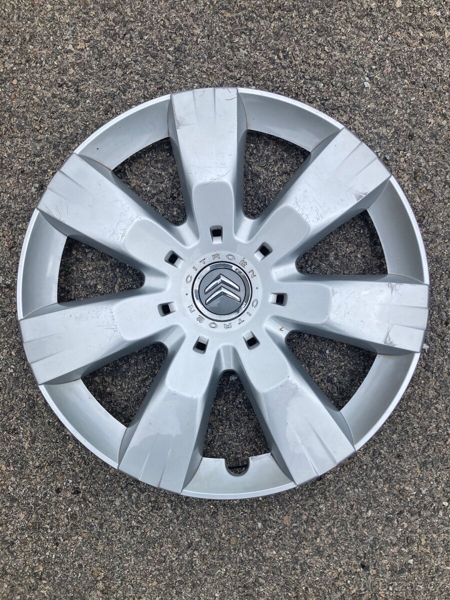 Poklice citroen stříbrná 15”