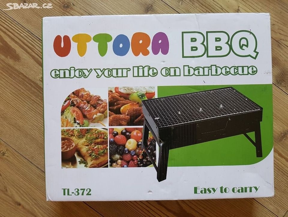 Vše na gril- přenosný na uhlí