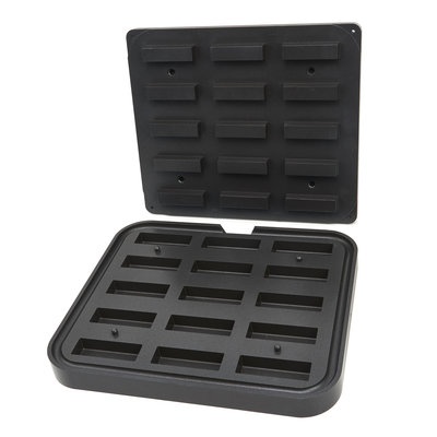 Forma na tartaletky obdélník - 90x30/85x26 mm - 15 kusů - vý