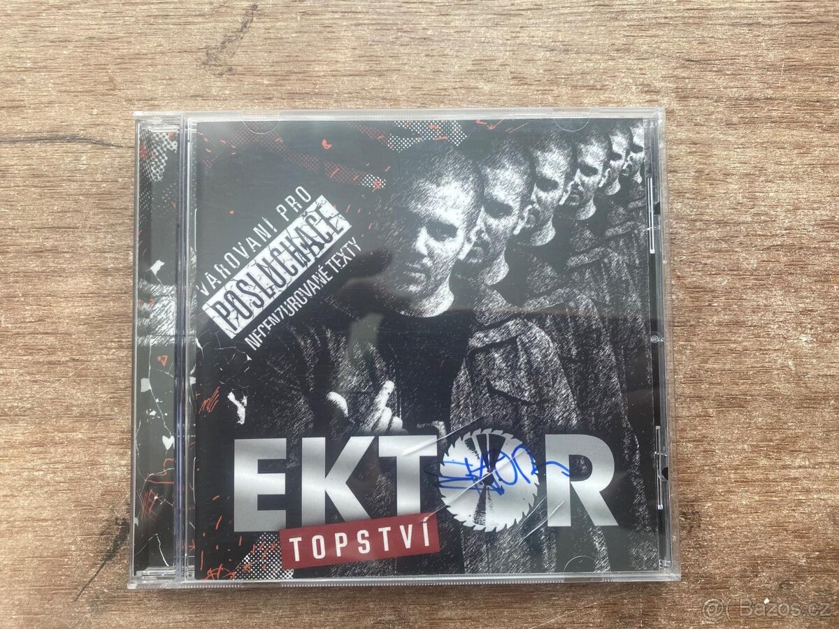 Ektor Topství Album CD podepsané