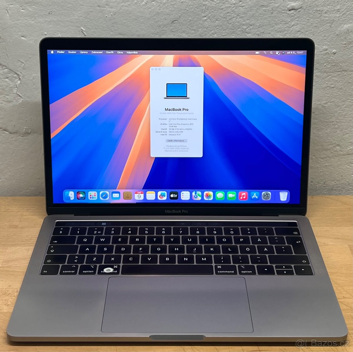 MacBook Pro 2019/16GB RAM/Intel i7/512GB SSD/Záruka