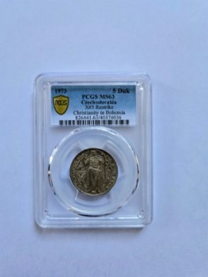 5 duk. Medaile stříbro Millenium 1929/1973 (MS-63