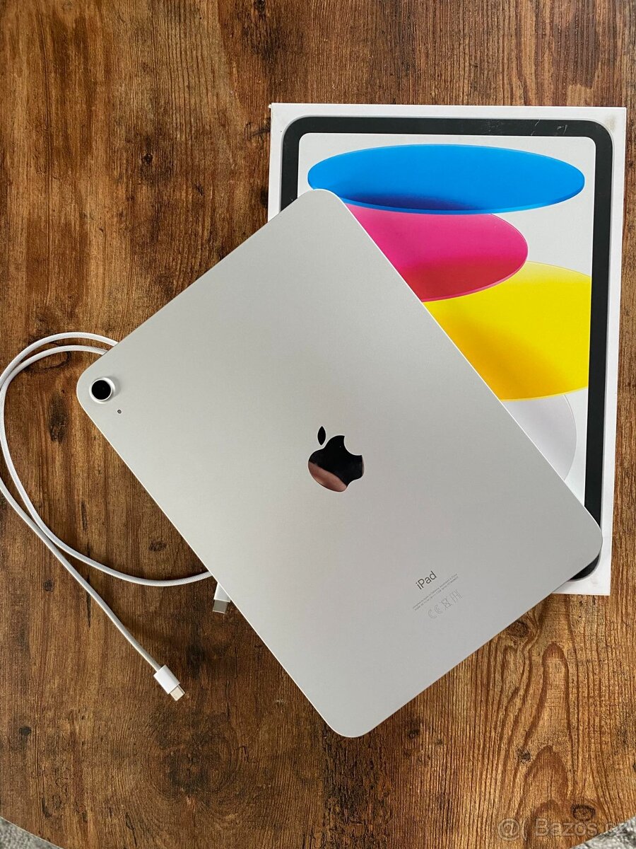 Apple iPad 10.9"; 10 gen.; WiFi 64GB - Silver - Výborný sta