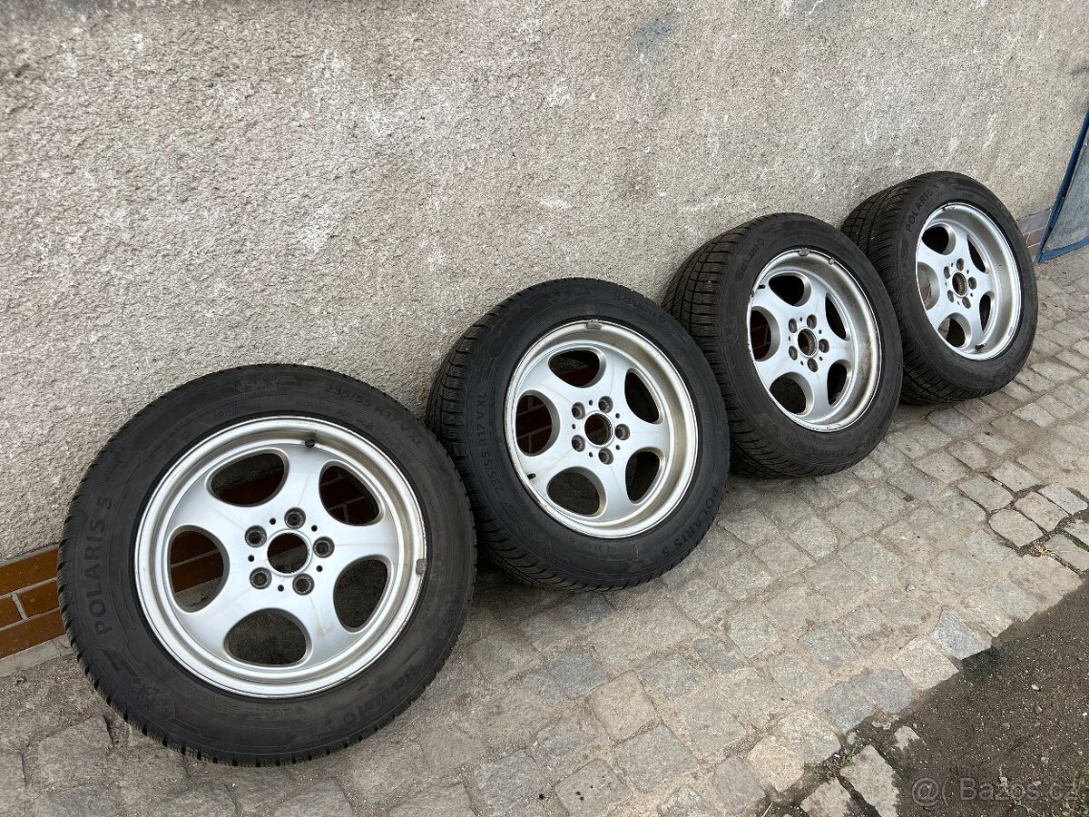 Alu kola 5x120 R17 Včetně pneu 235/55 R17 vzorek 7mm