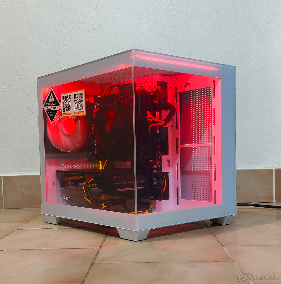 Malý Herní počítač s RTX 2060, Ryzen 5, B450 AM4, Windows 11