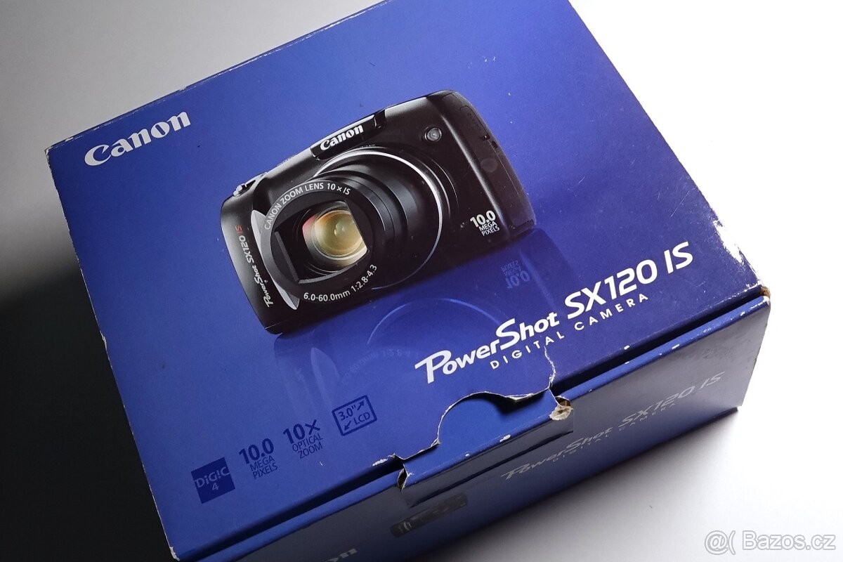 Canon PowerShot SX120 IS - zánovní