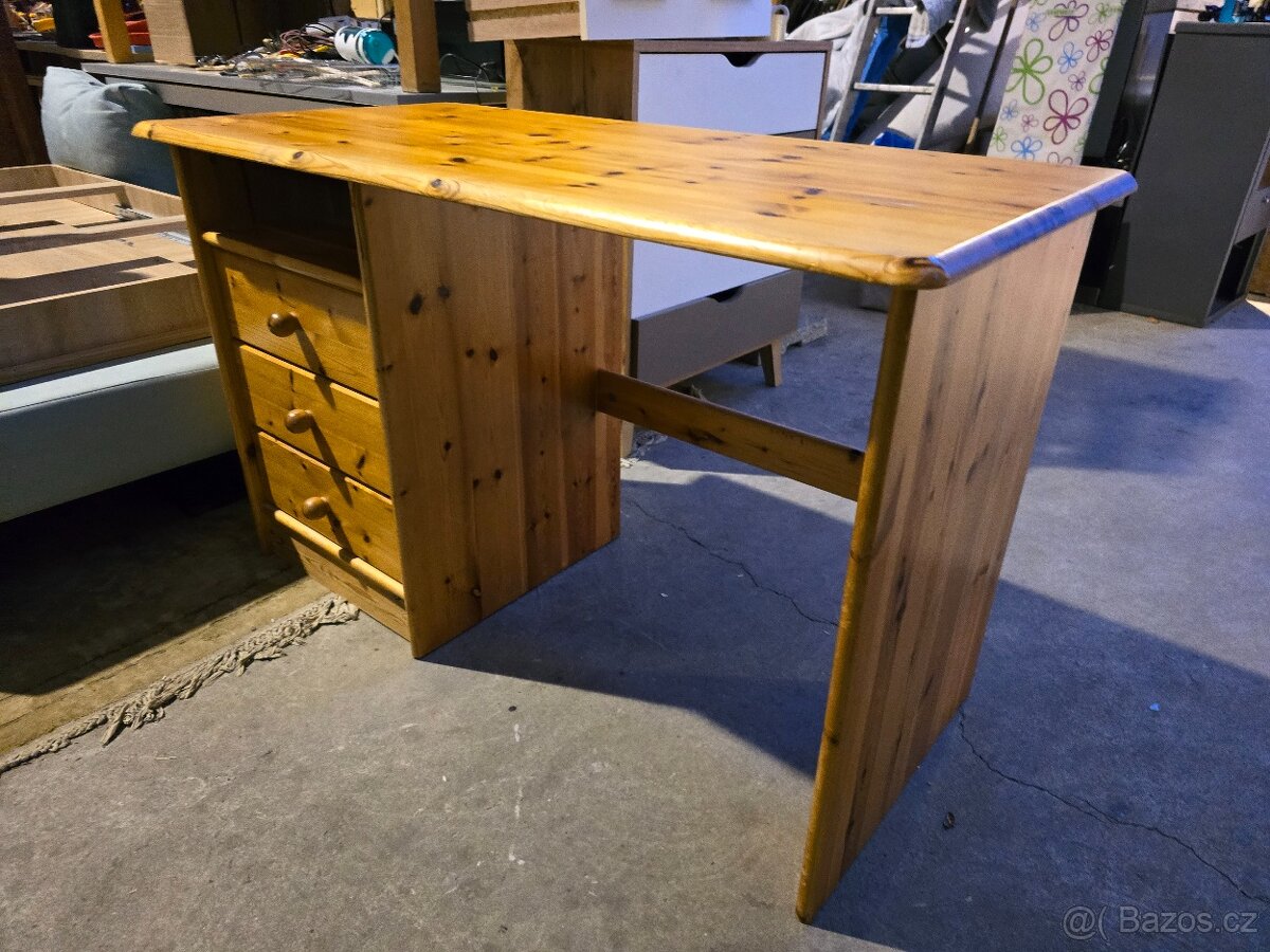 Psací stůl dřevo 60x120 výška 76 cm