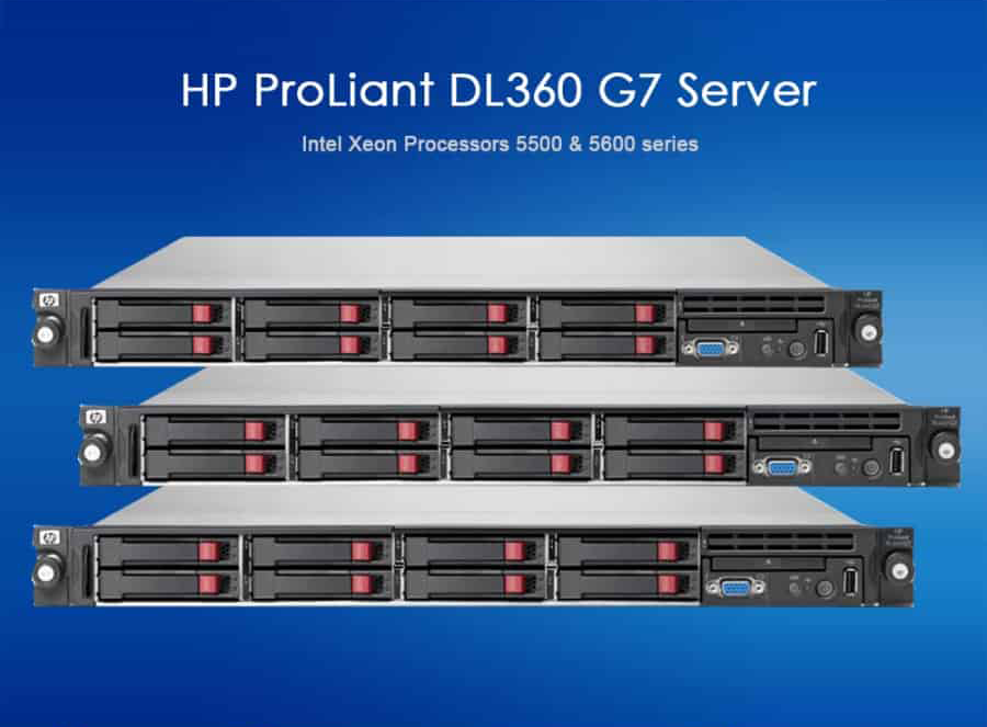 komplet Servery HP ProLiant DL360 G7 server