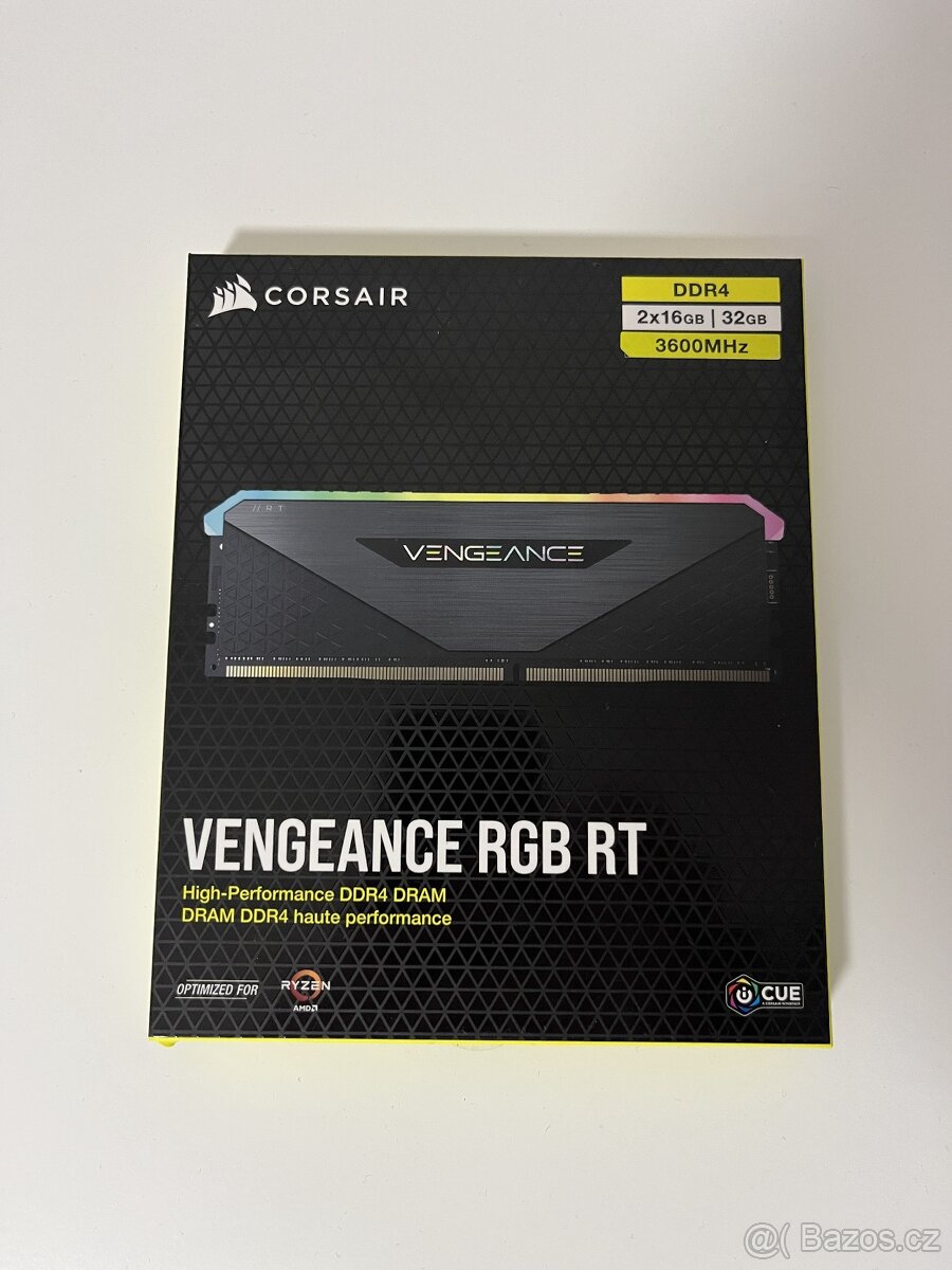 Corsair Vengeance RGB RT 32GB (2x16GB) DDR4 3600MHz CL16