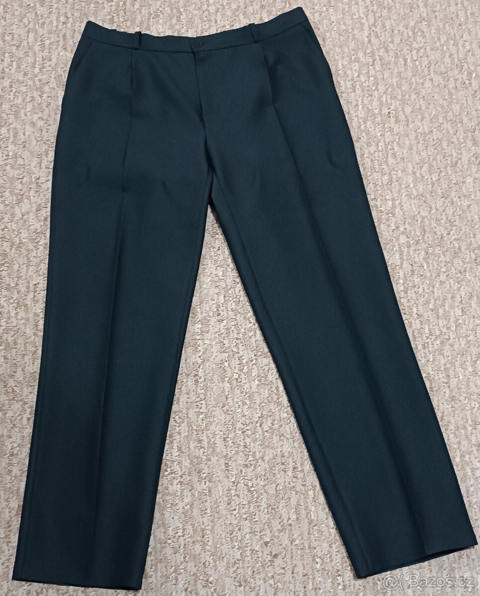 Kalhoty pánské černé k saku