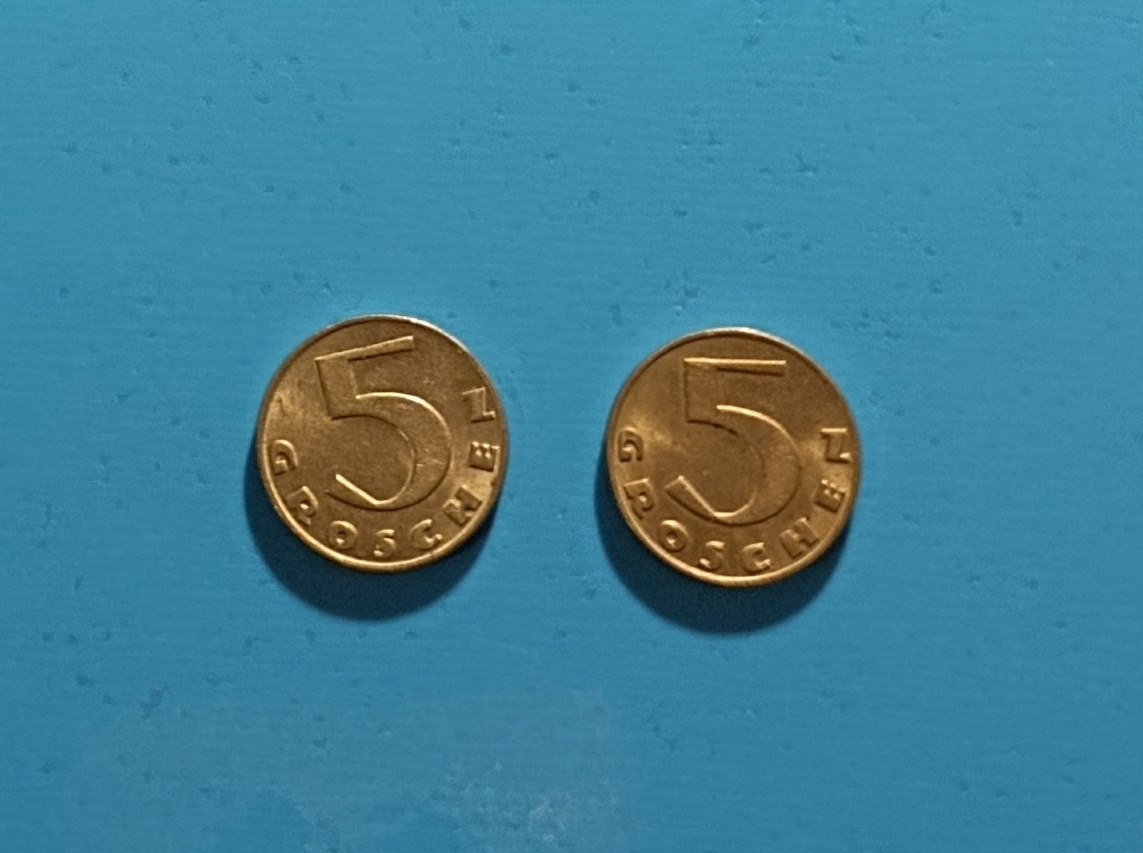 2 rakouské mince