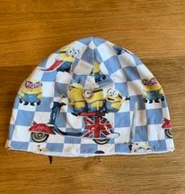 bavlněná čepice s mimoni, na 6-10 let