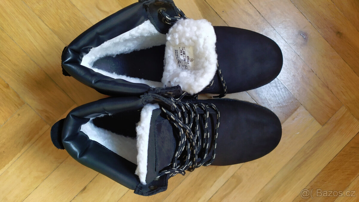 Dámské kožené zimní boty vel.41