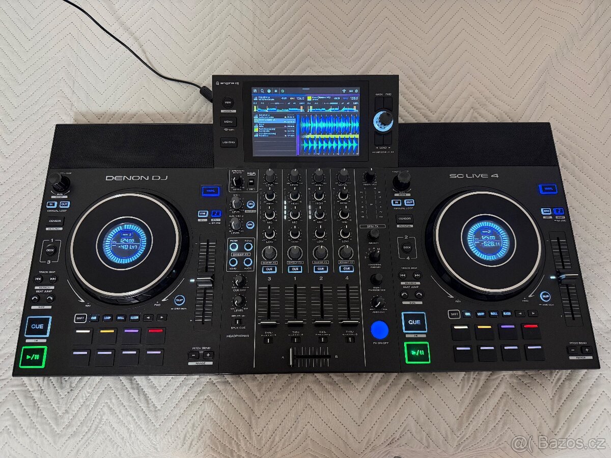Denon DJ SC LIVE 4 - perfektní stav, záruka do 03/2026