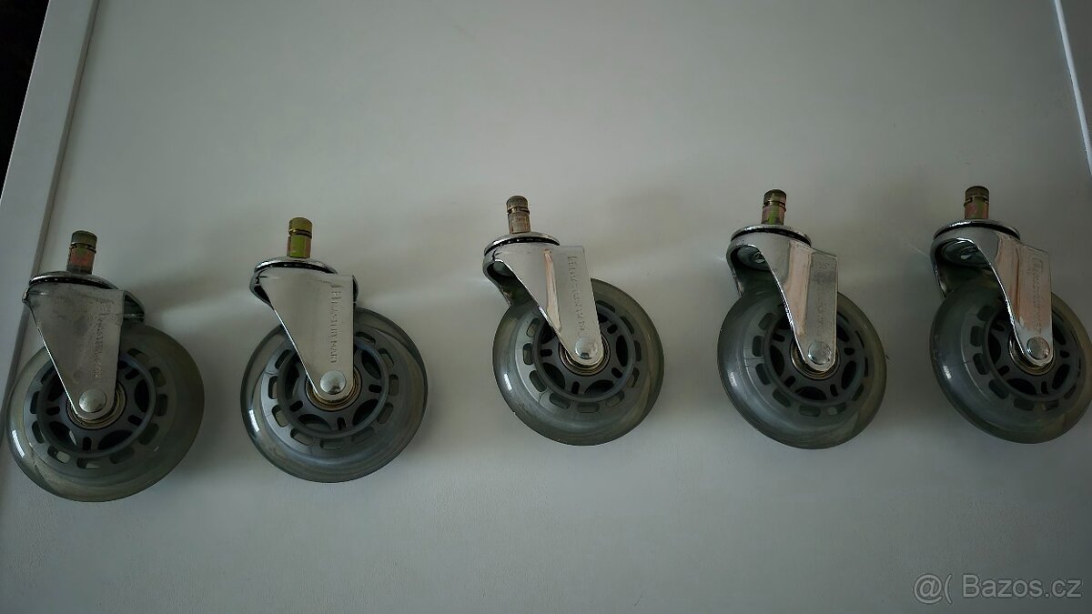 Kolečka ke židleKolečka ke židli 5 kus .
