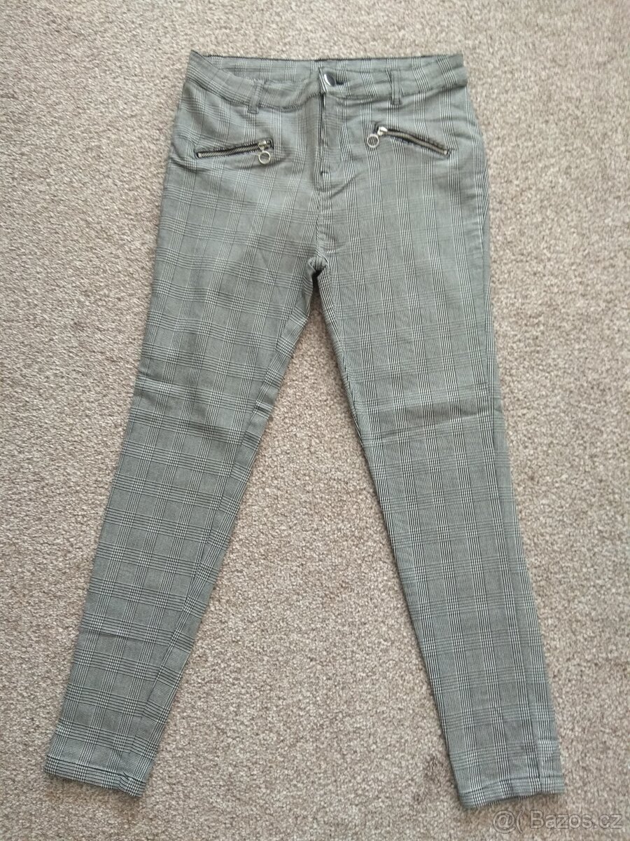 Nové dámské kostkované kalhoty - Janina, Primark - č. 40