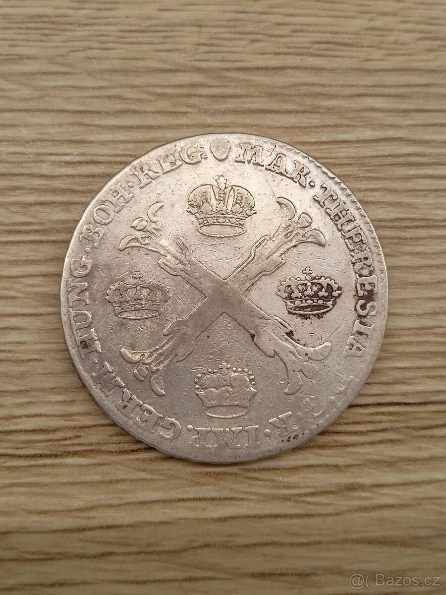 Křížový tolar Marie Terezie 1766