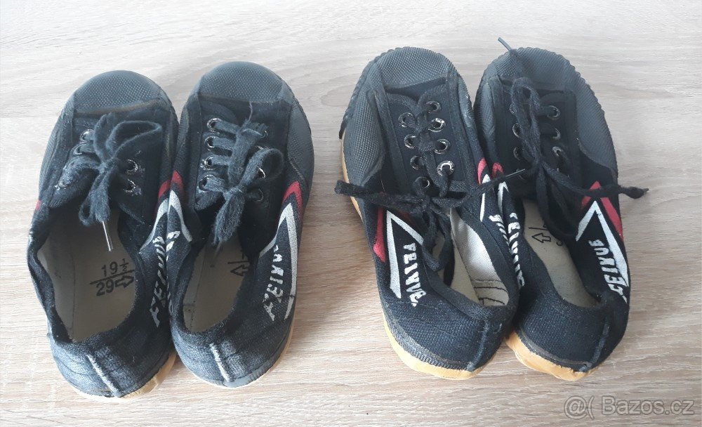 Plátěné tenisky Feiyue vel. 29 a 30