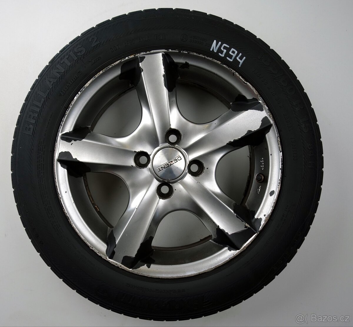 Toyota Yaris - 15" alu kola - Letní pneu