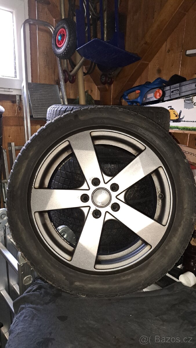 AL kola 7×17" s pneu Barum Polaris