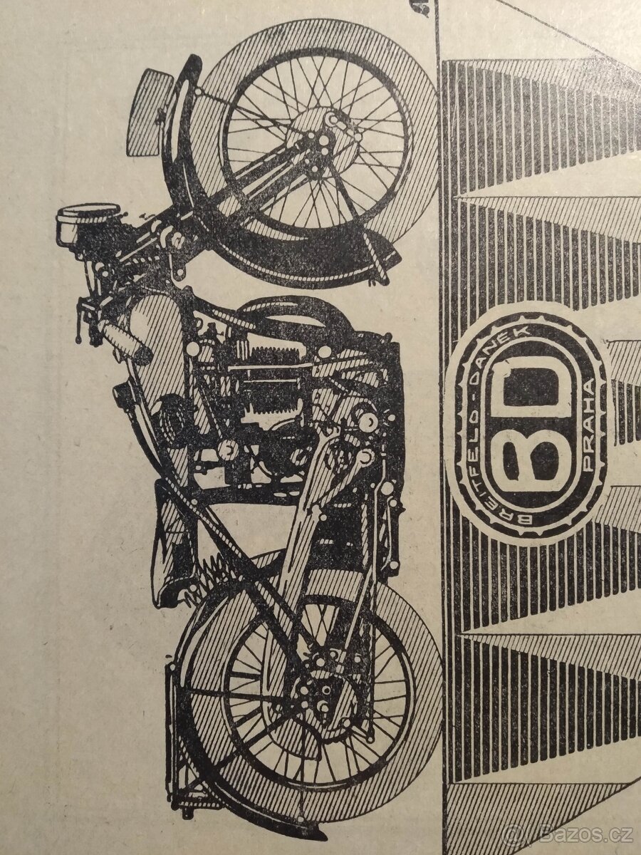 Koupím předválečný čtyřtaktní motocykl