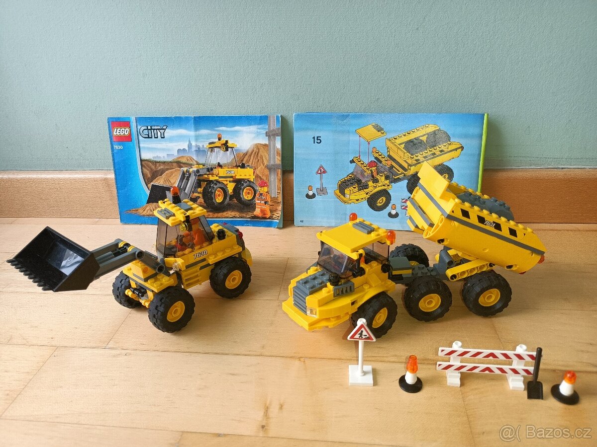 LEGO City 7630 Nakladač + 7631 Sklápěčka