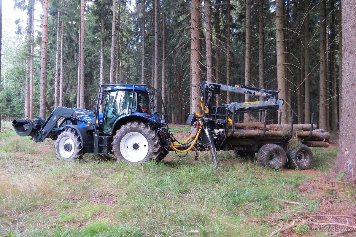 Vyvážecí kára na dřevo KESLA 10ND s pohonem 2 kol