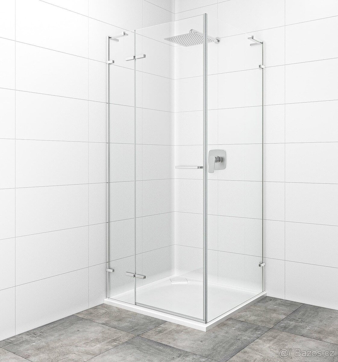 Sprchový kout 90 x 100 x 195-8mm skla- luxus- nový