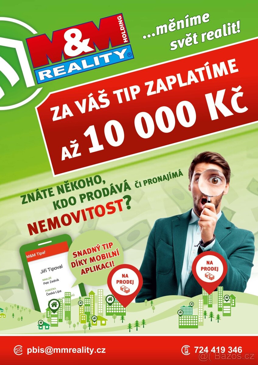 Doporučovatel(ka) nemovitostí na prodej (Tipař)