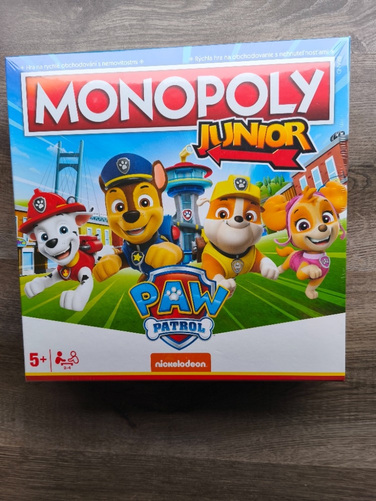 Monopoly junior talpková patrola