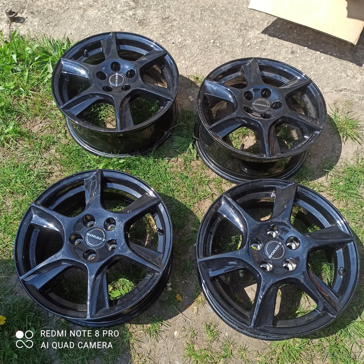ALU disky BORBET R15"