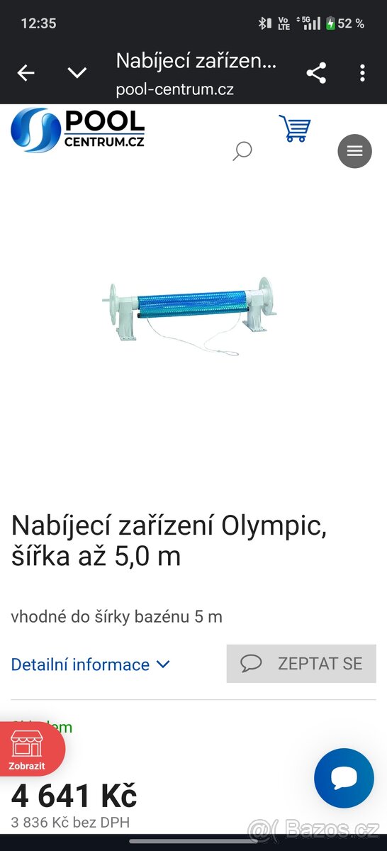 Prodám naviják na solární plachtu