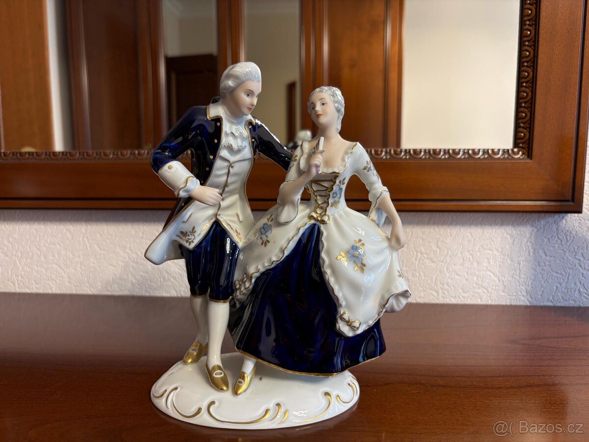 Porcelánová soška Royal Dux Bohemia