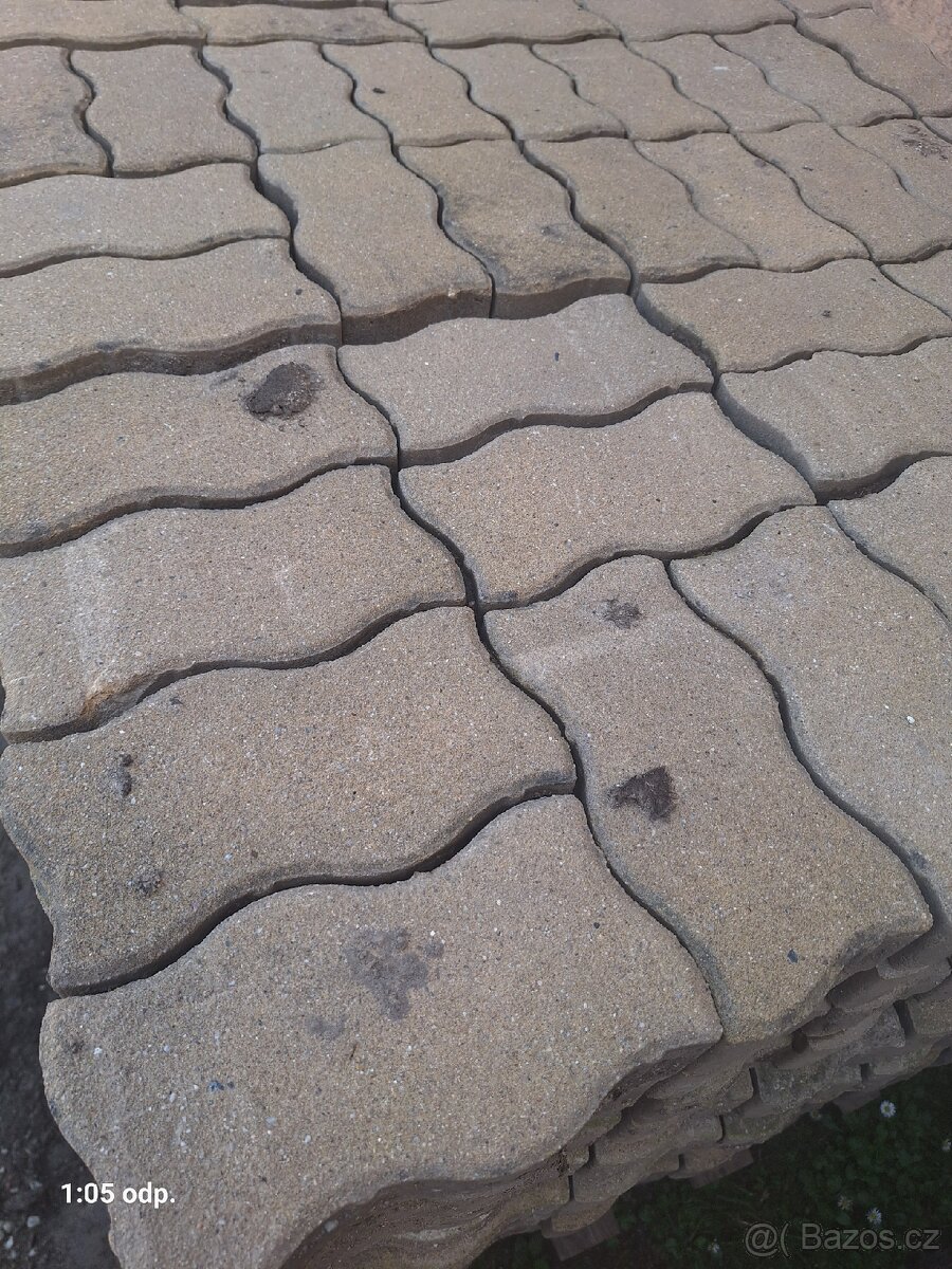 Zámková dlažba vlnky 6 cm