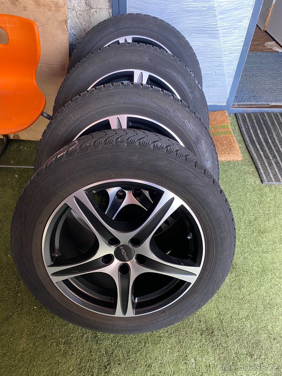 4ks ALUKOLA RONAL R56 8Jx18 ET 45 , 5x112 mm+ 235/55 R 18