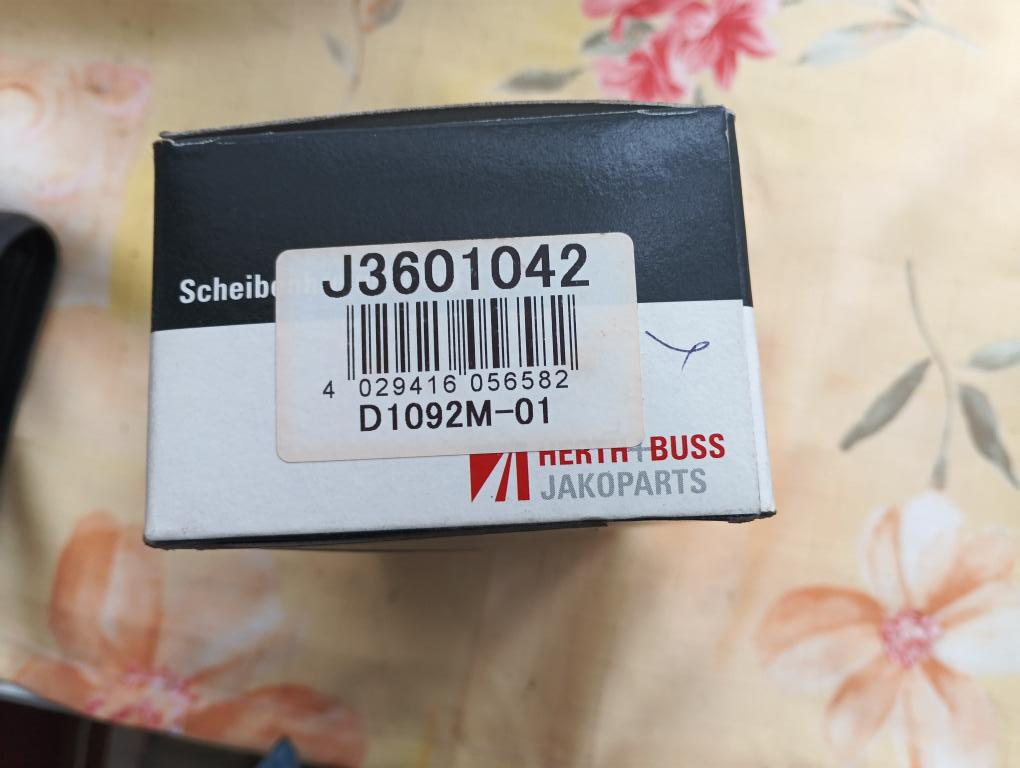 Brzdové destičky Herth-Buss