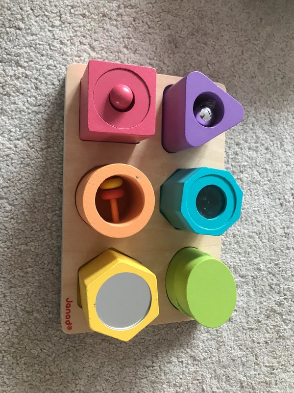 Dřevěné vkládací puzzle Janod