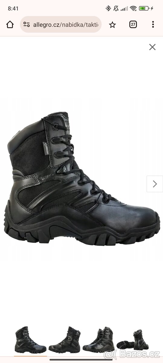 Prodám taktické boty goretex delta 8 vel. 44