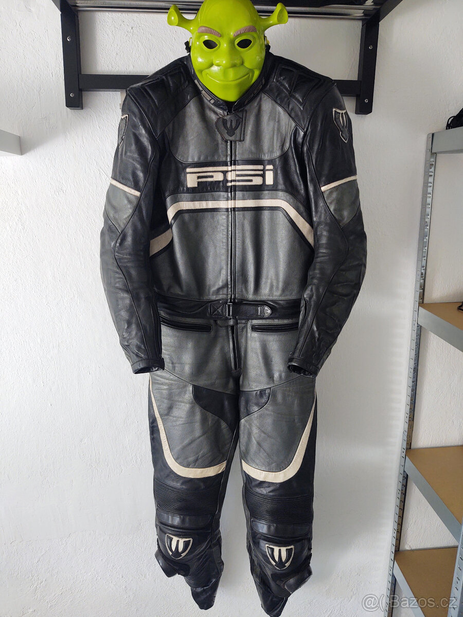 Kombinéza PSI Hubík šitá na zakázku pro jezdce – výška 193 k