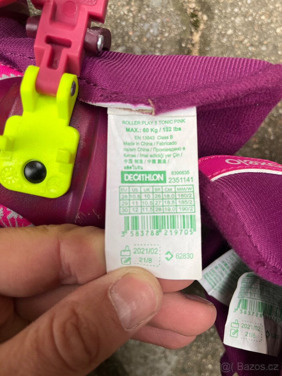 Kolečkové brusle 28-30