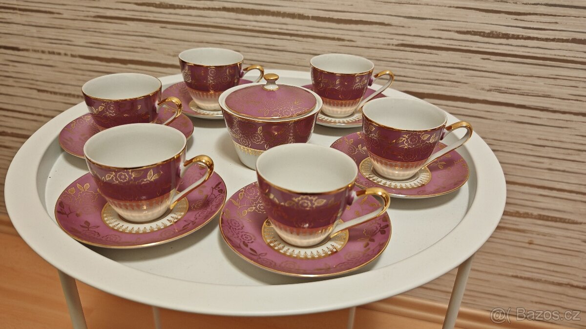 Prodám porcelánový set s cukřenkou Moritz Zekauer